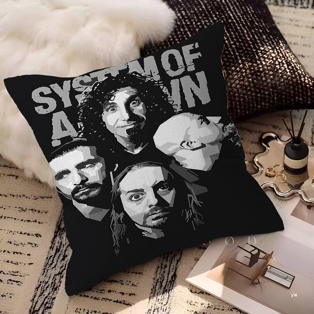 S-System Of A D-Down Band Pillowcase Toon Gift Cushion Cover Bedroom Home Sofa Chair Seat Decor Pillow Case