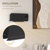 2000W Wall Mounted Heater, 18-45 Degrees C Temperature, Black