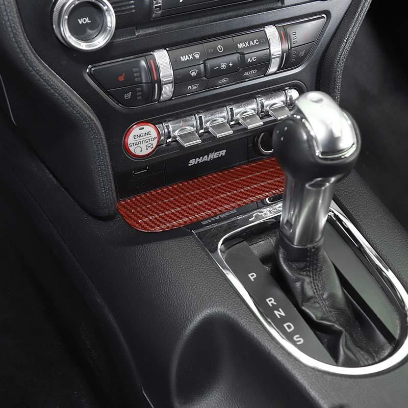 Organisateur de Compartiment de Rangement Avant de Boîte de Vitesses de Voiture Pour Ford Mustang 2015-2023 Accessoires Intérieurs de Voiture