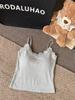 V‑Neck Lace Trim Spaghetti Strap Camisole Slim Fit Tank Top White Gray Black Apricot Coffee Women Coquette Sweet Summer Sleeveless Cami Vest