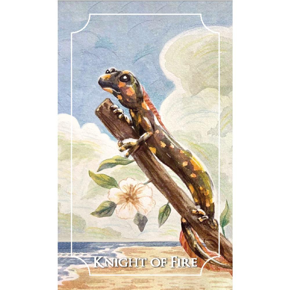 10.3*6cm The Healing Waves Tarot In The Ocean Theme Illustrated with Water Color and Natural Sea Water 78 Pcs Cards