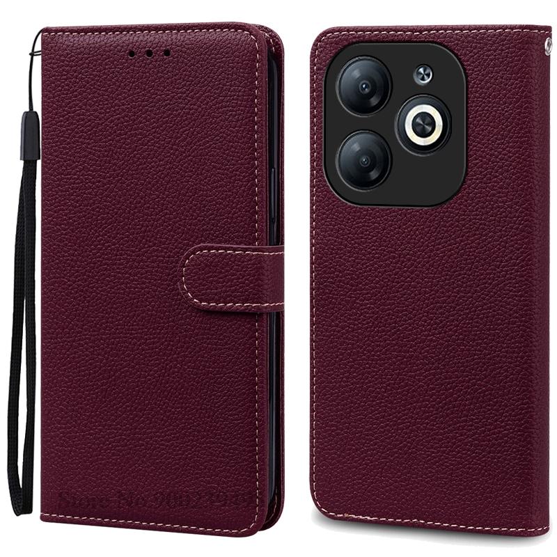 For Infinix Smart 8 / Smart 8 Pro Case Wallet Leather Flip Cover For Infinix Smart 8 Case 8 Plus X6525 X6525D X6525B Phone Cover