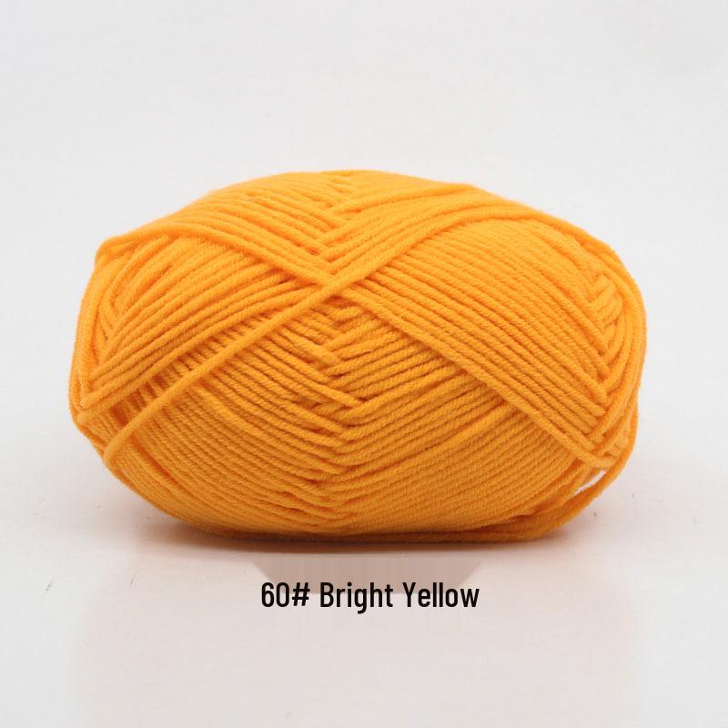 Baby 4-lagiges Milchbaumwollgarn zum Stricken von DIY-Schals oder Decken