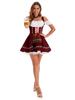2026 Oktoberfest Dirndl Costume: Multi-Color German Cosplay Dress for Munich Performances