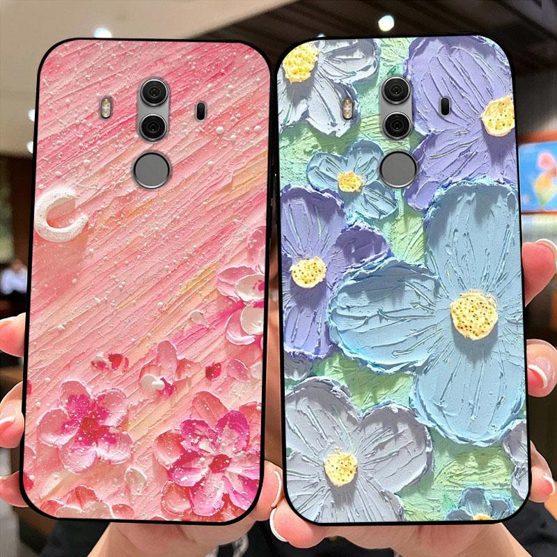 For Mate 10 Pro Case Mate10 TPU Soft Silicone Phone Cover For Huawei Mate 10 Lite Fashion Shockproof Funda Nova 2i Bumper Cute
