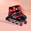 Dziecięcy Profesjonalny Pełny Zestaw Rolek, Rolki dla Początkujących Męskie i Damskie, Rolki dla Dorosłych z Pojedynczym Błyskiem