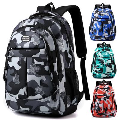 Teen Boys Backpack Student Schoolbag Large Capacity Leisure Travel Bag College Student Bag Can Be Used As Laptop Bag