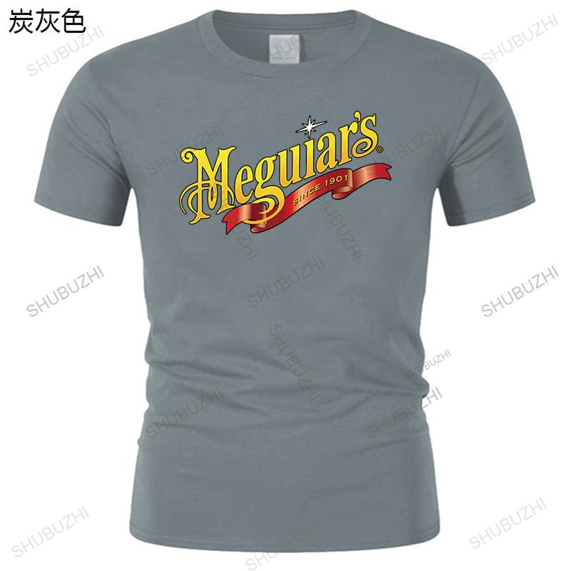 Mode Freizeit T-Shirts Meguiars Automobil Auto LKW Autoteile Cooler Used-Look Marken-T-Shirt Sweas Rundhals Maßgeschneidert
