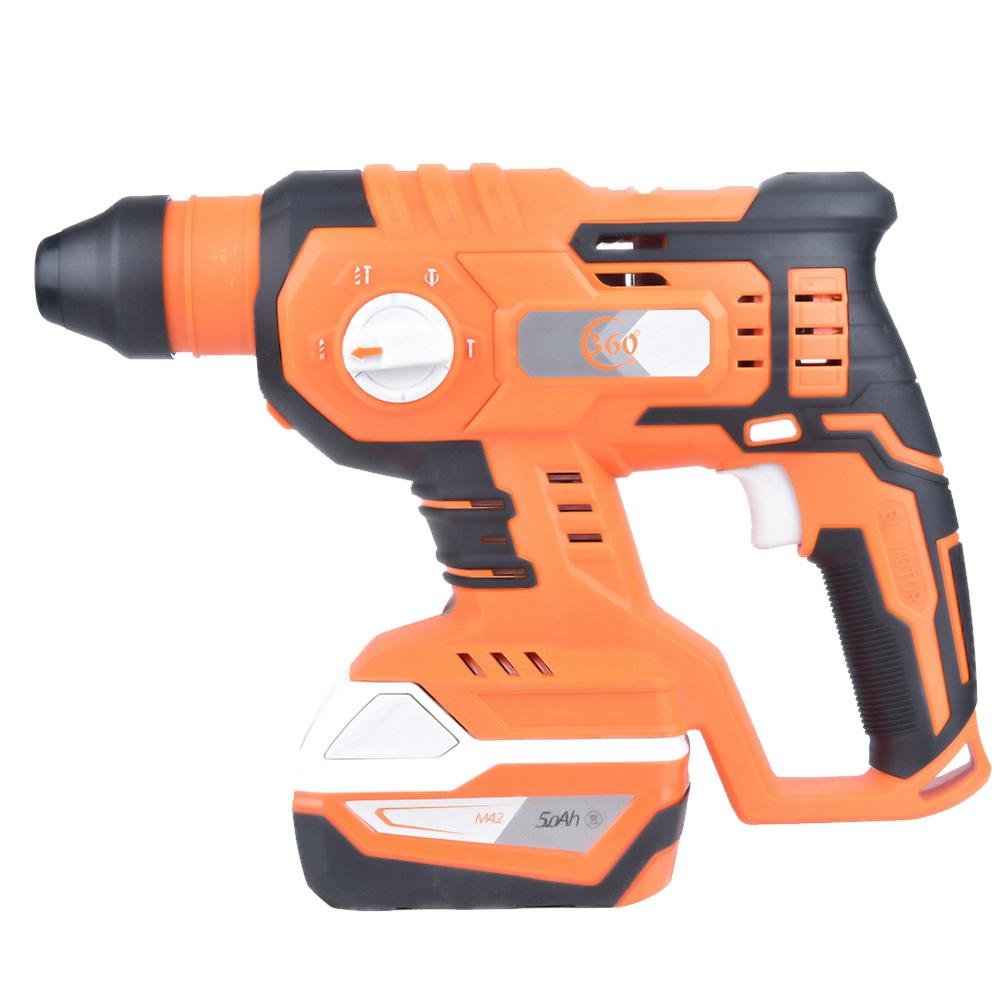 4 in 1 Lithium Battery Brushless Cordless Electric Breaker Hammer 0 1400rpm