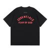 2630 Fear Of God Essentials Letter Print Oversized T-Shirt Herren Damen Reine Baumwolle Lässig Kurzarm Tee