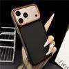 Luxury Business Magnetic Diamond Patterned Leather Case for iPhone 17 Pro 17 Pro Shockproof for Magsafe Metal Button Slim Cover