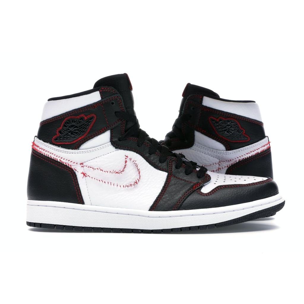Air Jordan 1 Retro High OG Defiant Unisex Sneakers Black Tour-Yellow-White-Gym-Red CD6579-071