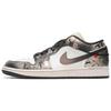 Air Jordan 1 Abrasion Resistant Abrasion Resistant Low Top Vintage Basketball Shoes Women's Black Gold DC0774-101(Team82-S-BOX)
