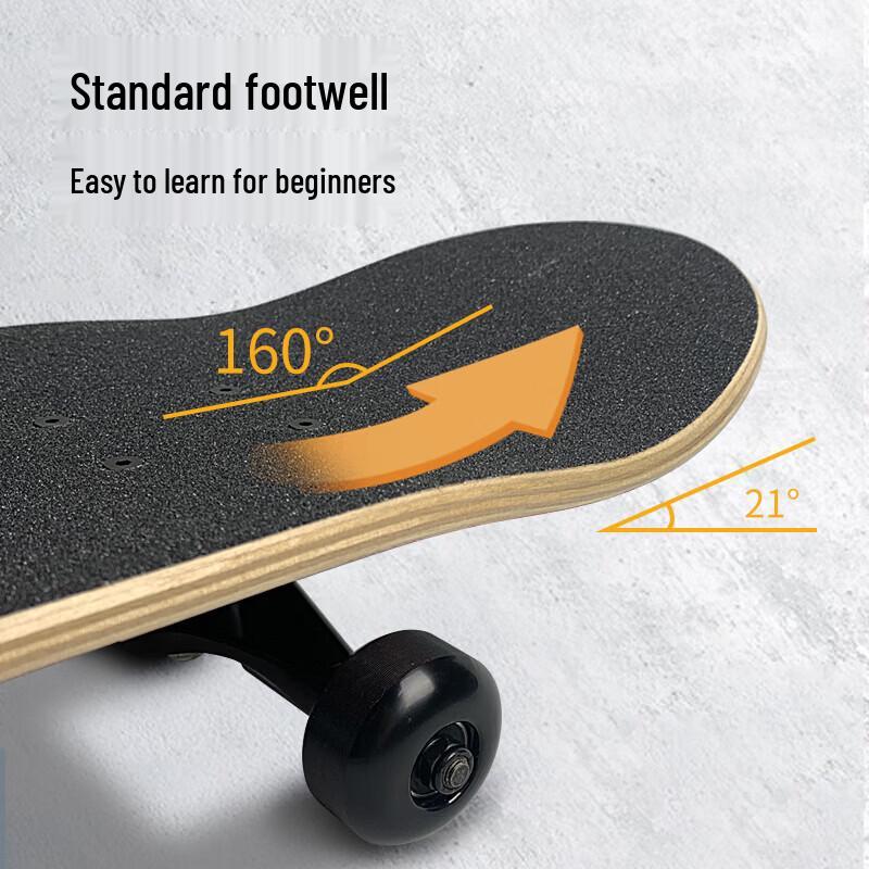 Hodtown Beginner Double Kick Skateboard