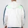 Nike Sportbekleidung Weblogo Packbare Kapuzenjacke Herren Jacken Weiß Grün CU4310-133