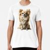 Sweet Long Haired Golden Chihuahua Premium T S To 5XL Made In the AU/USA T-Shirt