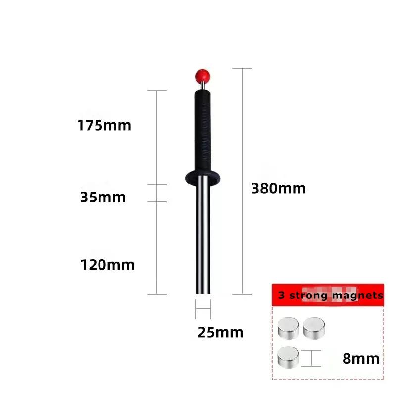 

Поглотитель железа Магнит Гвоздь Захват Ручка Стержень для сбора стружки Магнитный инструмент NdFeB Телескопический магнитный стержень 380mm