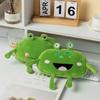 1 Stück Schreibtisch-Organizer Frosch mit großem Maul Stifttasche Große Kapazität Kosmetiktasche Federmäppchen Plüsch Reißverschluss Schreibwarenbeutel Schule Büro