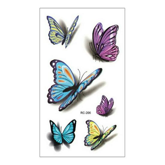 Waterproof Color Tattoo Stickers for All Ages