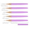 5Pcs Nail Art Liner Brush Set Uv Gel Nail Brushes Kits French Stripe Line Painting Drawing Flower Pen Professional Manicure Tool