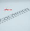 1pcs ABS for COLORADO Car Letter Rear Trunk Bumper Emblem Sticker Badge Decal styling auto Accessories