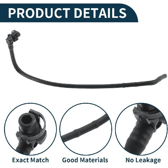 Σωλήνας Ψυγείου Σωλήνας Θέρμανσης Σωλήνας Εξόδου Ψυγείου Σωλήνας No.55579102/25192904/55559352/55569809 για Chevrolet Cruze 1.8L L4 2011-2015 Σωλήνας Ψυκτικού Υγρού Μαύρος