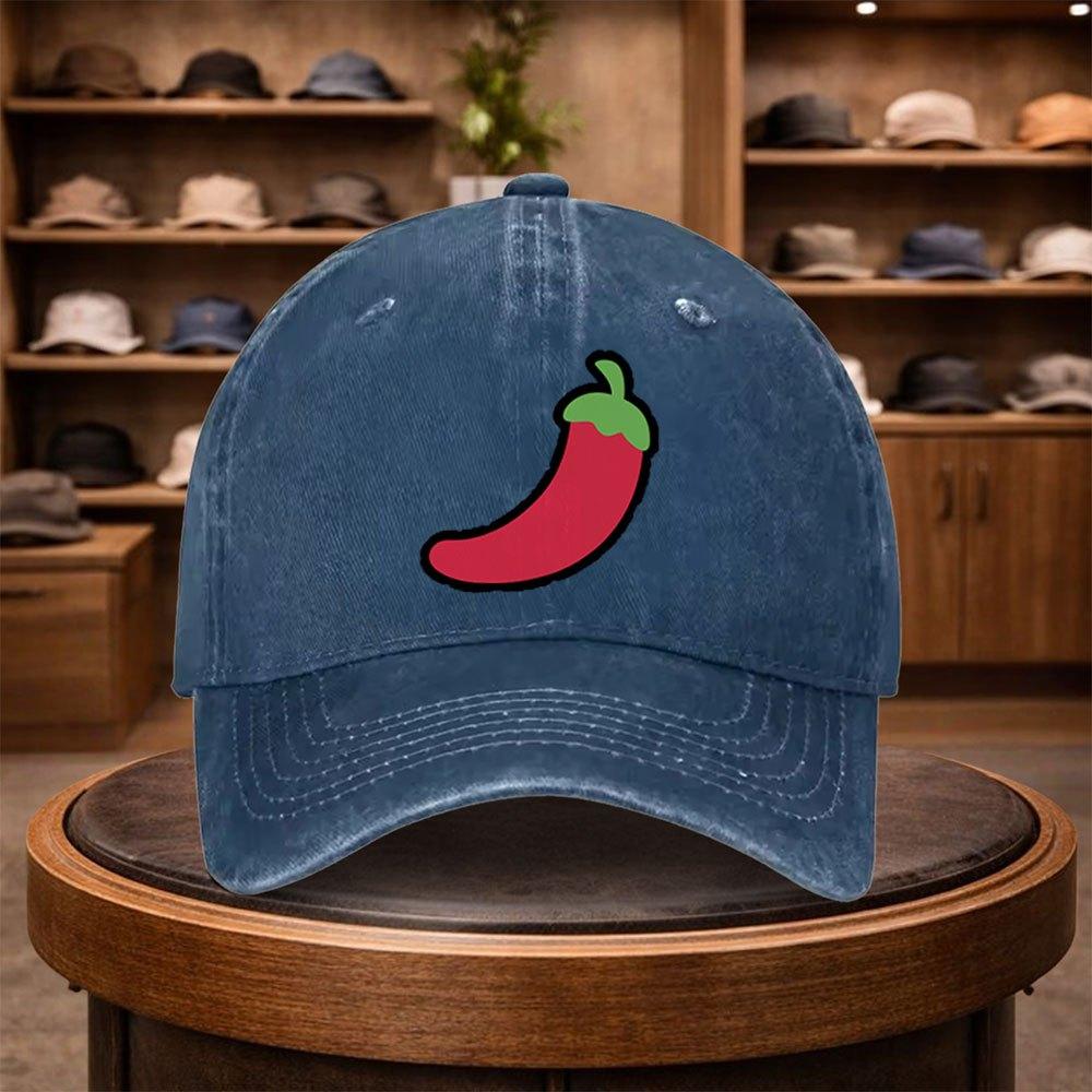 Unisexs Chili Baseball Cap Outdoor Fashion Adjustable Casual Hat Urban Style Lightweight Fashion Visor AllSeason Outdoor Lei