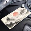 Mouse Pad Ink Wash Mountain Sunset Professional Esports Game Players Speed Lock Edge Rubber Game Desk Mousepad Keyboard Mat