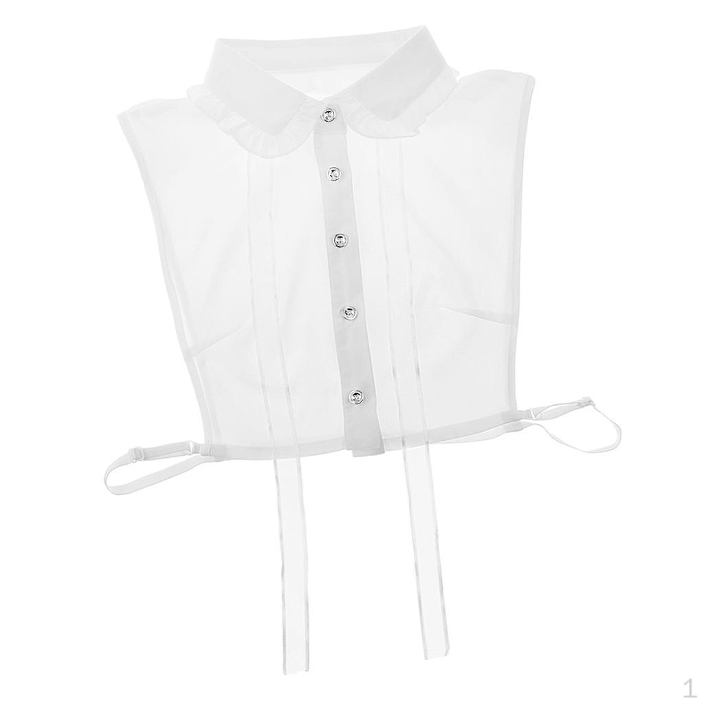 Choker Necklace Women Detachable Lapel