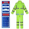 Men's Full-Body Reflective Raincoat and Pants Set - Anti-Storm Riding Gear for Labor Protection