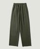 EASE Linen Elastic Waist Pants [Regular Fit]_Khaki_Unisex