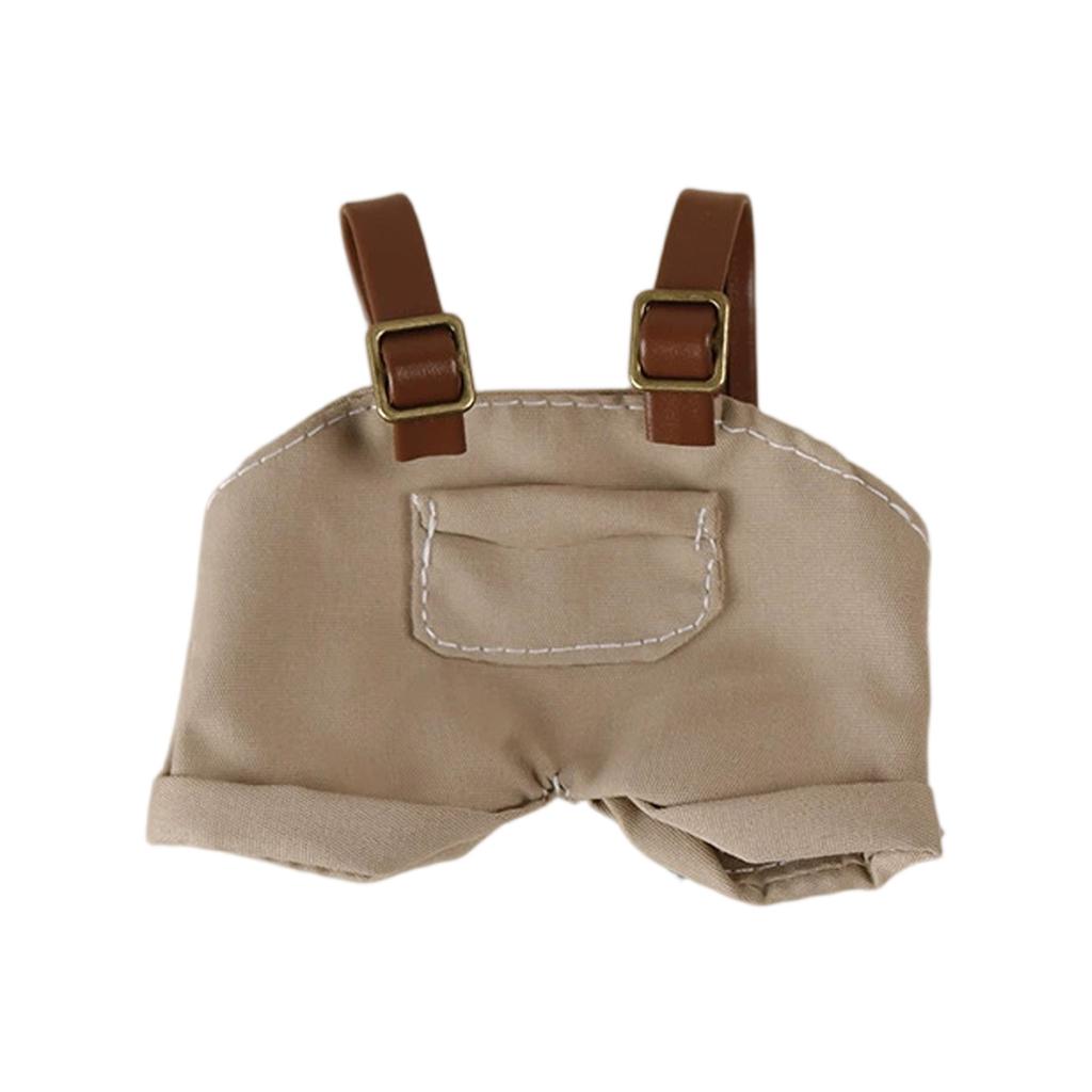 17cm Doll Clothes Overalls Baby Pendant Clothes Suspender Pants Clothes Replacement Trend Gift