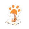 Mobile Phone Holder Foldable Cat Paw Stand Adjustable Multi-Angle Rotation Acrylic Phone And Tablet Holder for Desk Office Travel Use