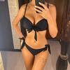 Costum de baie Bikini Push-Up cu Noduri Femei Costume de Baie Femei Set Bikini Două Piese cu Cupe Sutiene Costume de Baie Swim EMA