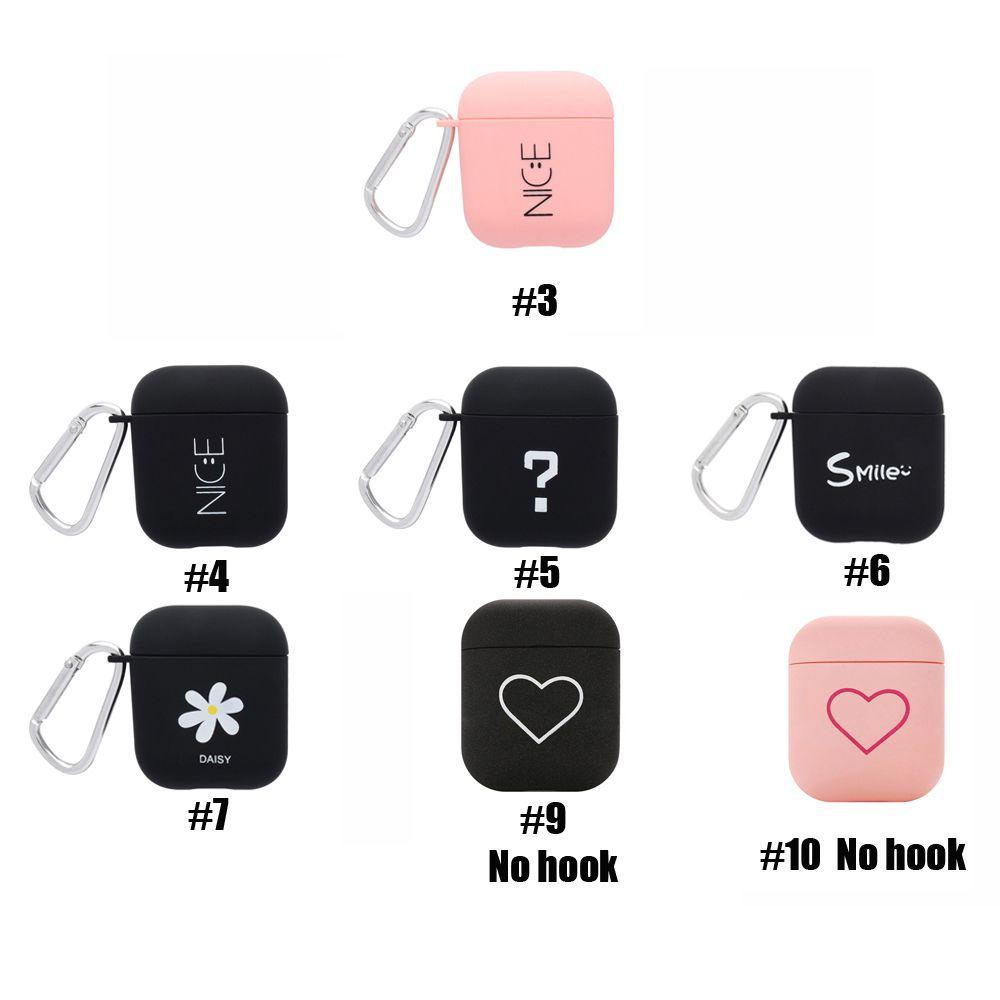 New Protector Wireless Bluetooth Earphone Hard PC Case Love Heart For Apple Airpods Earphone Cover