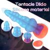 Glow in The Dark Tentacle Silicone Toy,Wearable Liquid Silicone Design,Granular Texture,Strong Suction Cup,Fantasy Collection,Soft Premium Material