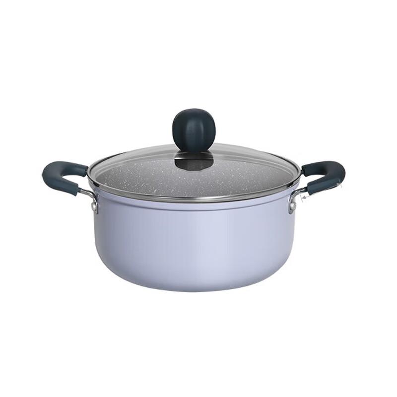 Chuidahuang Craftsman Purple Maifan Stone Soup Pot, 22cm