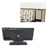 Digital Clock Temperature Display with Projection and Mirror Alarm Clock for Bedroom Easy to Set with Projection