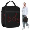 Boymoder Hat And Shirt Insulated Lunch Bag for Women Office Cooler Thermal Food Box Tote Portable Lunch Boxes Container