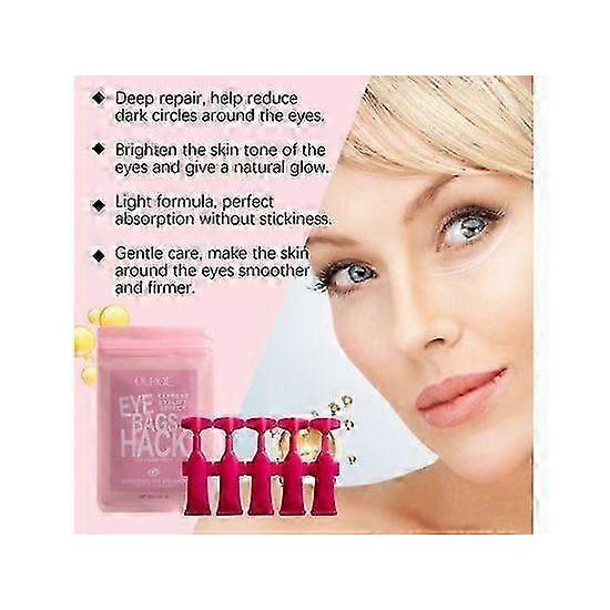 Okamžitý lifting očí pro váčky a vrásky, Neviditelná flexibilní fólie na 2 minuty vyhlazující oční linky, Proti vráskám, Efekt 10 hodin