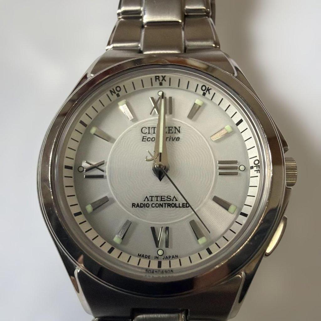 Used CITIZEN ATTESA Radio-controlled Solar Powered Watch - Working