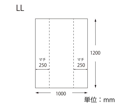 HEIKO Super Large Gusset Plastic Bag LL 10 Pieces 006605010 3-layer #02 3-layer