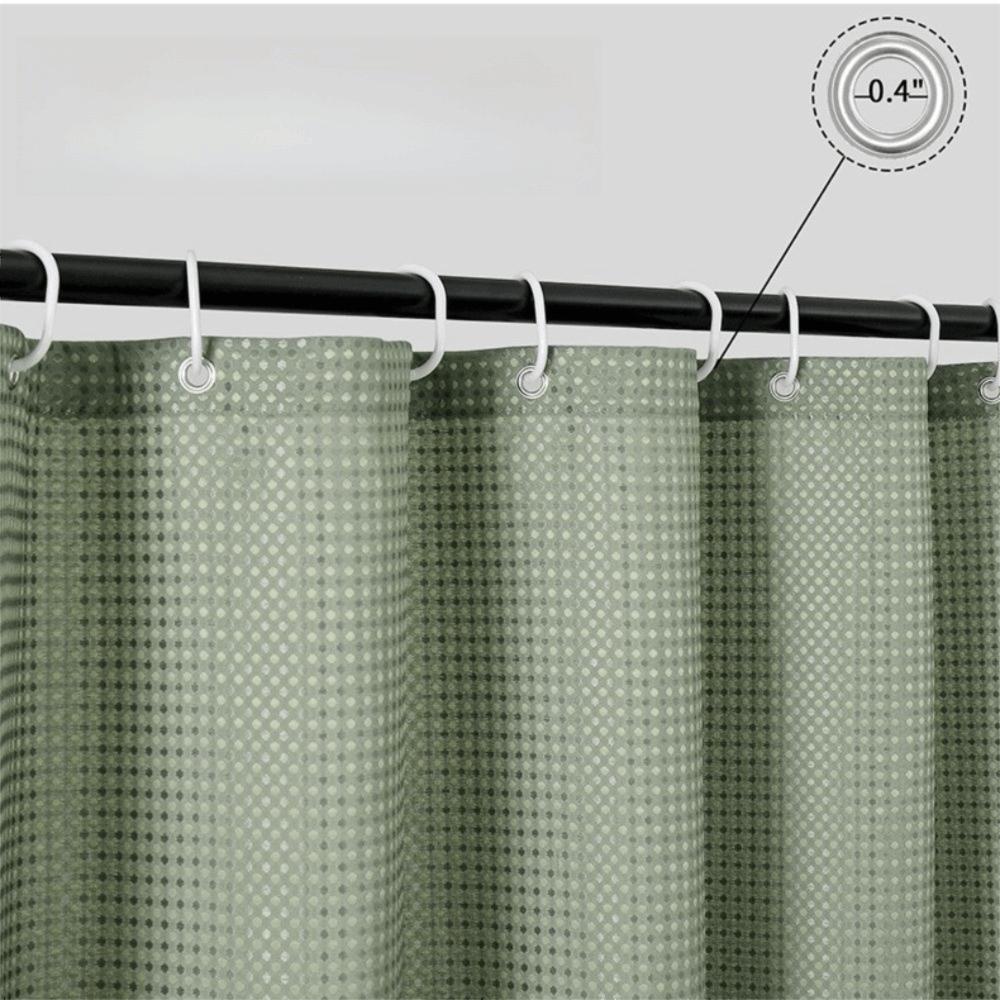 Mildew-Proof Shading Curtain Solid Color Partition Curtain New Shower Curtain Dormitory