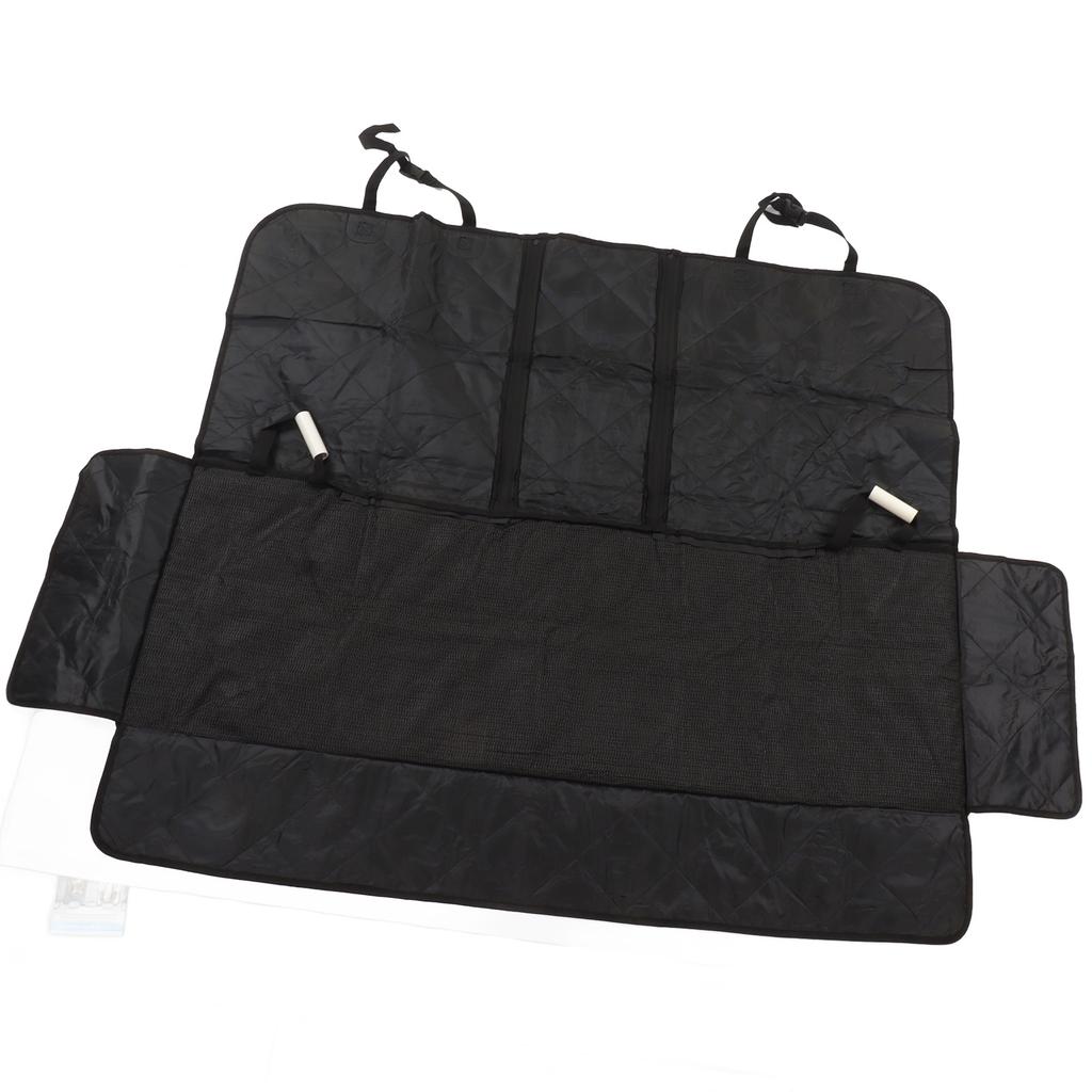 Hunde-Autositzbezug, weich, wasserdicht, Oxford-Stoff, atmungsaktiv, faltbar, für die Rücksitzbank des Autos für Haustiere