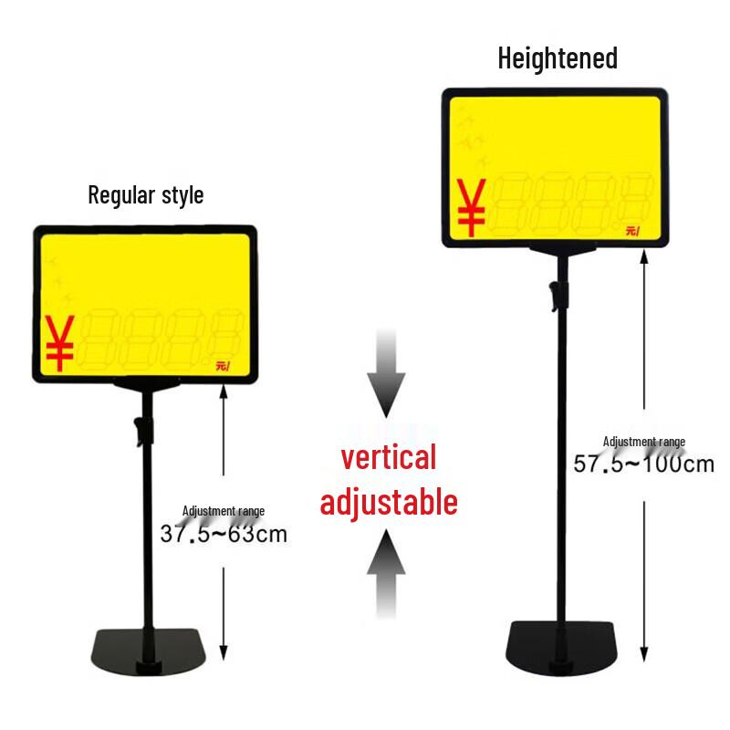 A4 Desktop POP Price Tag Display Stand