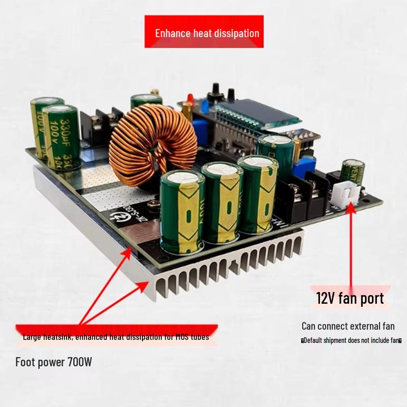 ZK-SJ30 700W 30A Otomatik Yükseltici/Düşürücü Güç Modülü Güneş Enerjisi Şarj MPPT ile
