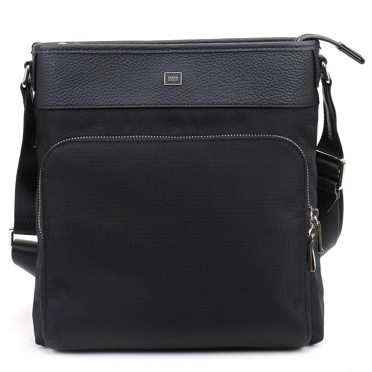 Shoulder Black [TAKEO KIKUCHI] Bag, Interchangeable, Men s, чёрный