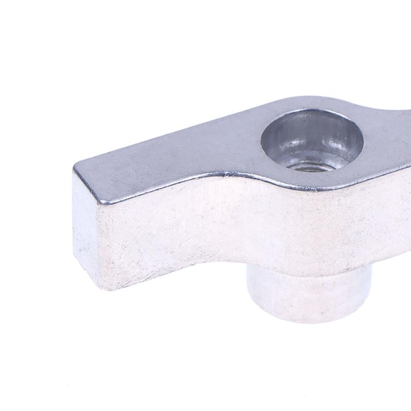 1 Stuks Vleugelmoer Truss Klem Handvat Onderdelen Verzinkt Aluminium M8 M12 Handvat Zwart Grijs Moer Knop T-moer Voor Licht Haak