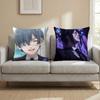Black Butler Cushion Cover Multi-Scene Pillow Cover for Home & Car - Reversible, Soft & Durable for Daily Use