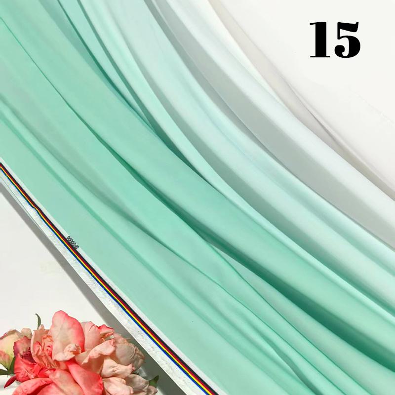 100x150cm Gradient Rainbow Fabric Ancient Style Sewing Hanfu Dress Stage DIY Costume Hanfu Silky Dress Stage Garment